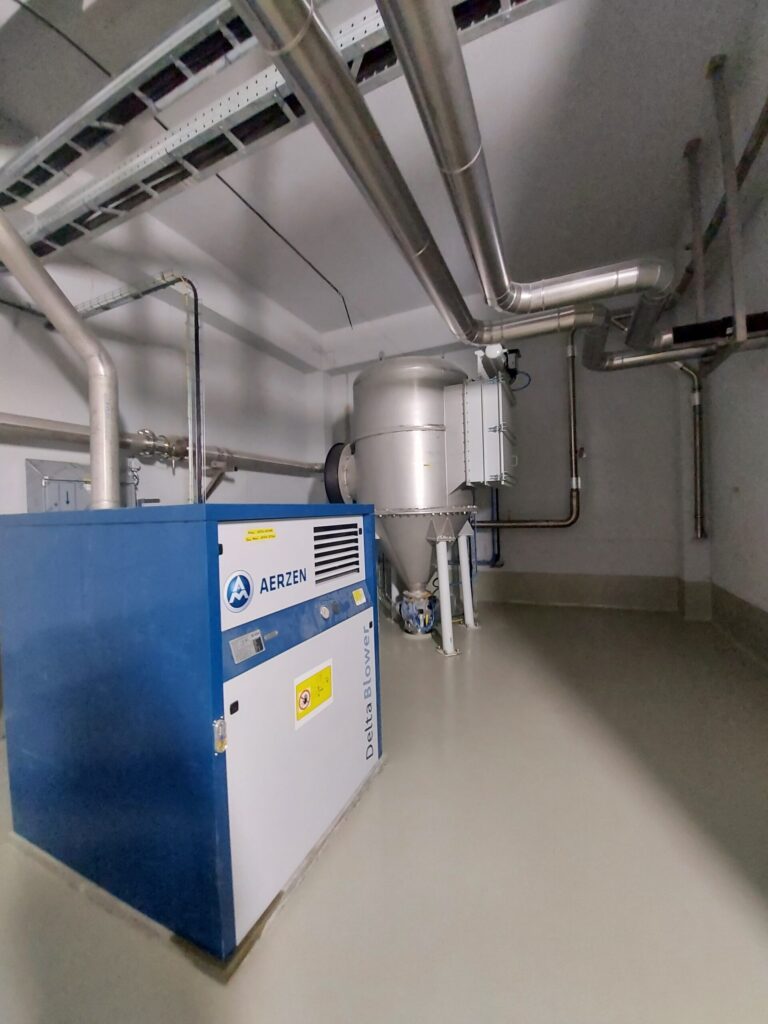 Stationäre Staubsauganlangen als Anwendung für die Lebensmittelindustrie von Dietrich Industrietechnik GmbH