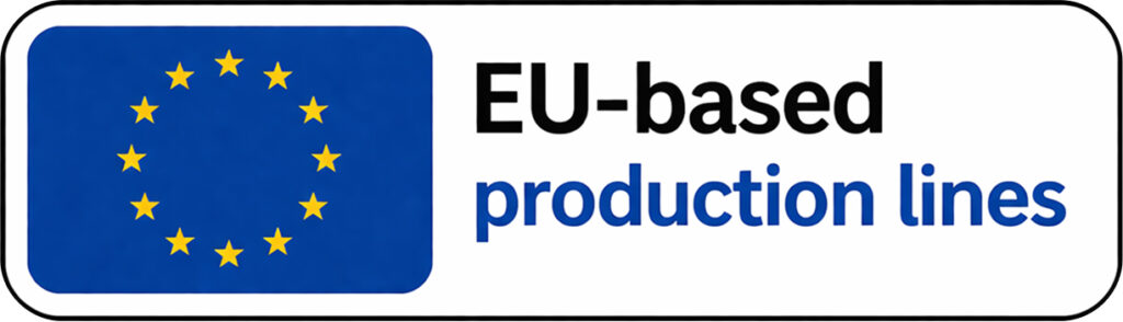 Banner für innereuropäische Produktionslinien